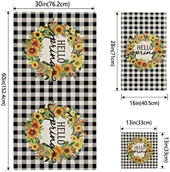 ZOE GARDEN Spring Flower Bathroom Towel Set