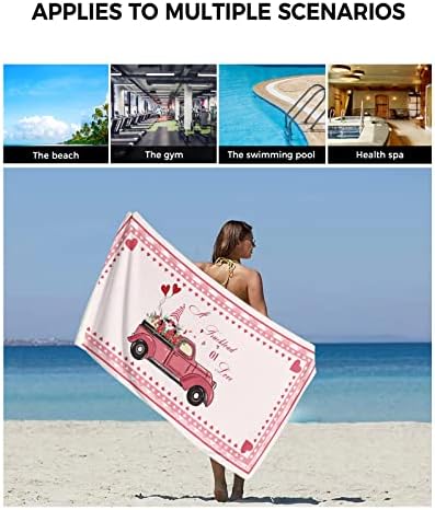 Shine-Home Pink Car Load of Love Towel Set 1