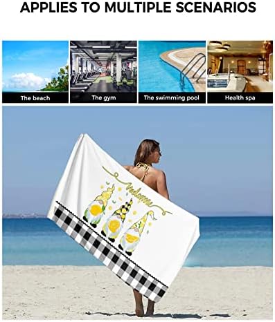 Shine-Home Summer Lemon Stripe Towel Set 3pcs