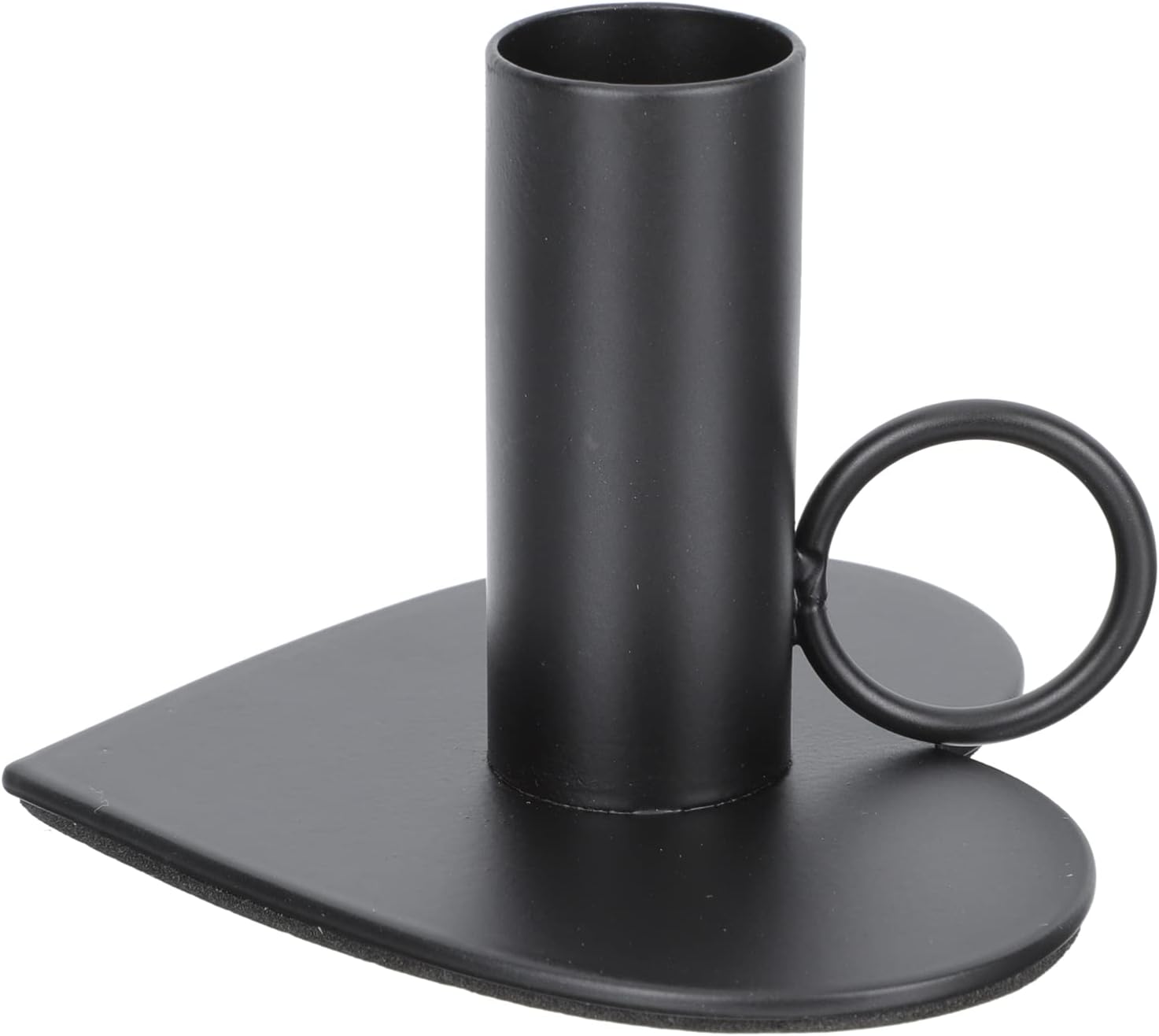 Heart Shaped Candlestick Holder Iron Design