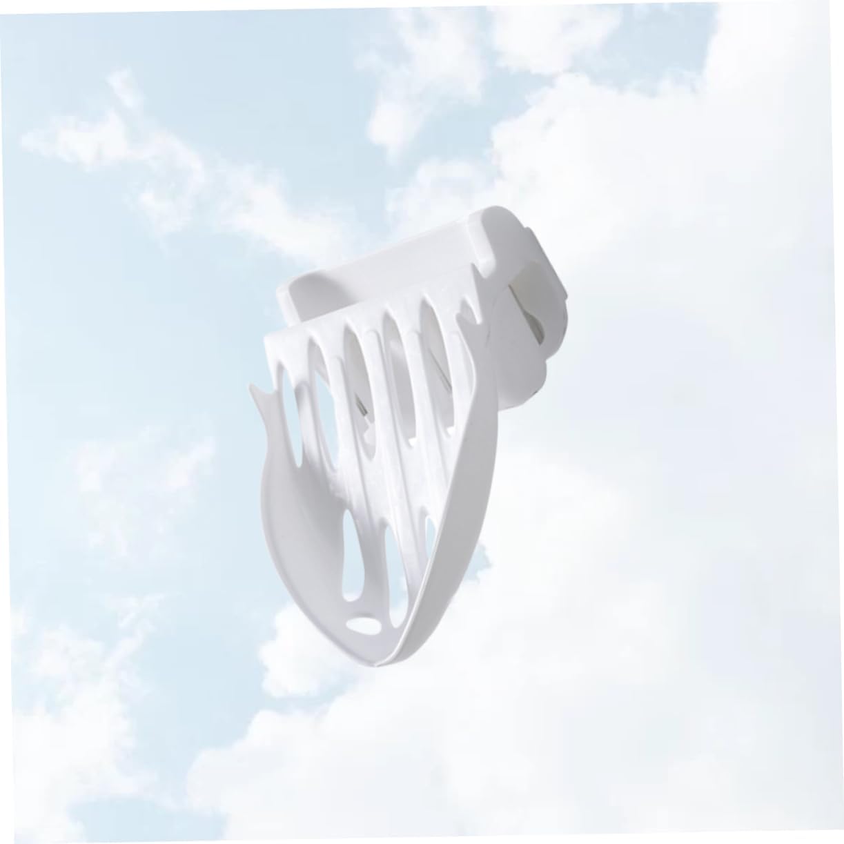 Luxshiny Wall-Mounted Soap Holder with Toothbrush Space