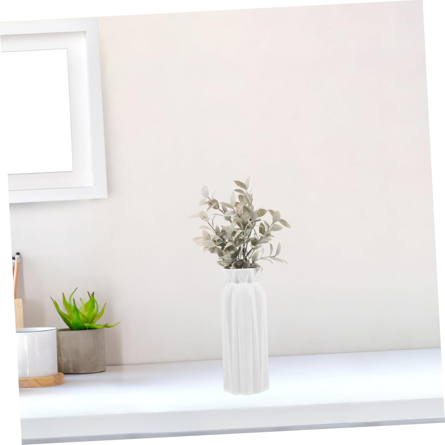 ULDIGI Artificial Green Plant Stems for Wedding Home Decor