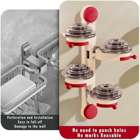 Dayinkes Suction Cup Soap Dish for Shower Wall 1