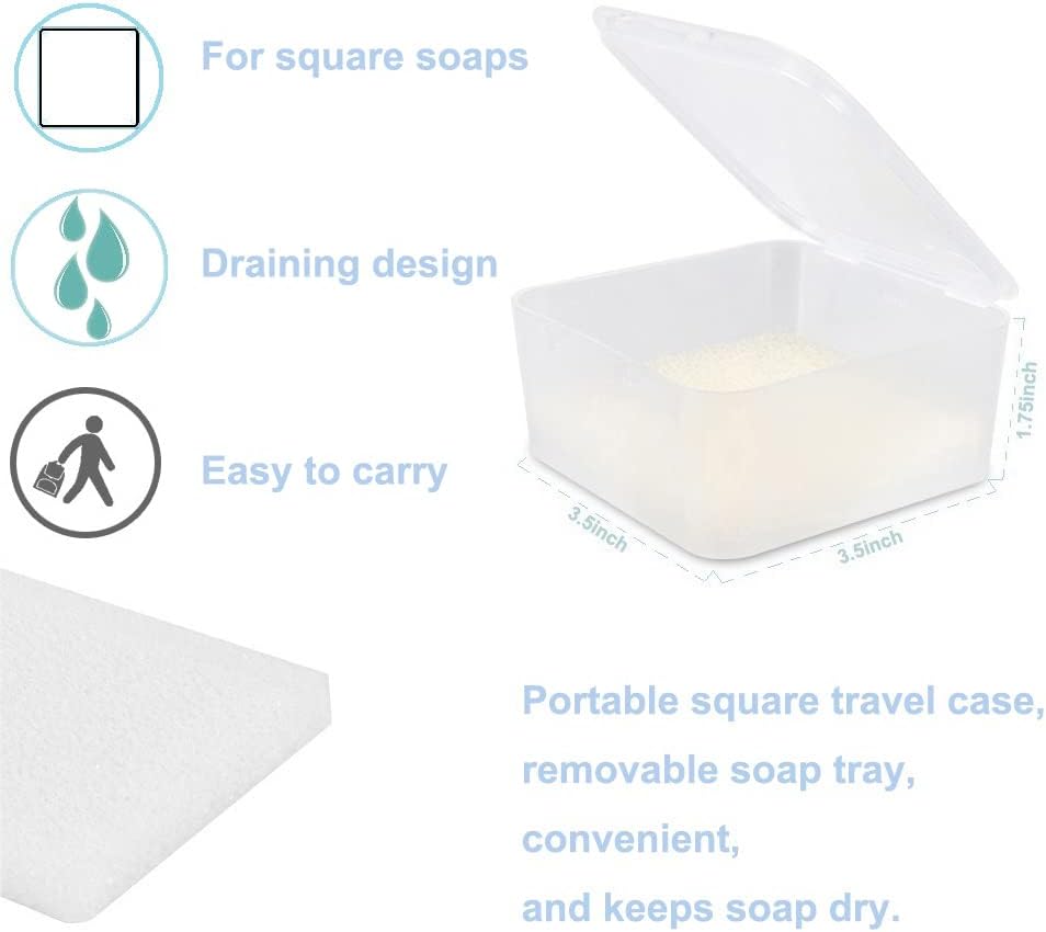 Vonpri Square Travel Soap Container
