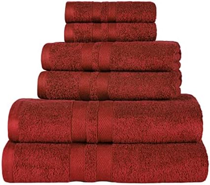 Superior Ultra-Soft Cotton Towel Set - Maroon