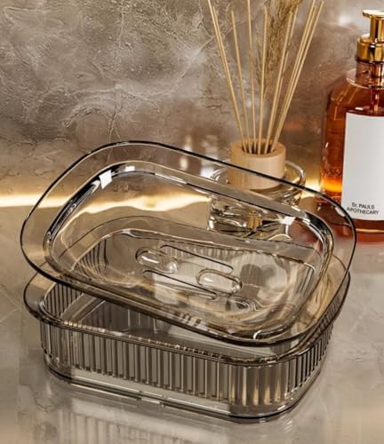 FABEILAI Suction Soap Holder No Drill Removable White