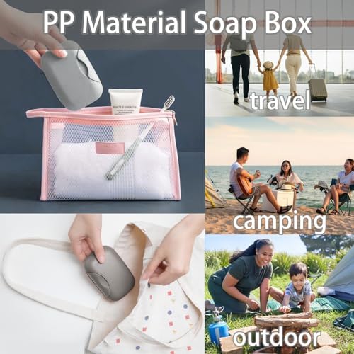 Enforose Leakproof Soap Dish with Lock and Lid