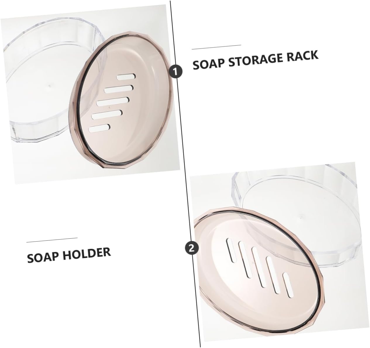 BESTYASH 1Pc Soap Draining Dish for Bathroom and Sink