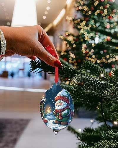 ZFUNCING 6PCS Acrylic Holiday Ornament Set