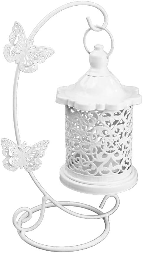 Joyzan Decorative Candle Lantern with Butterfly Hook