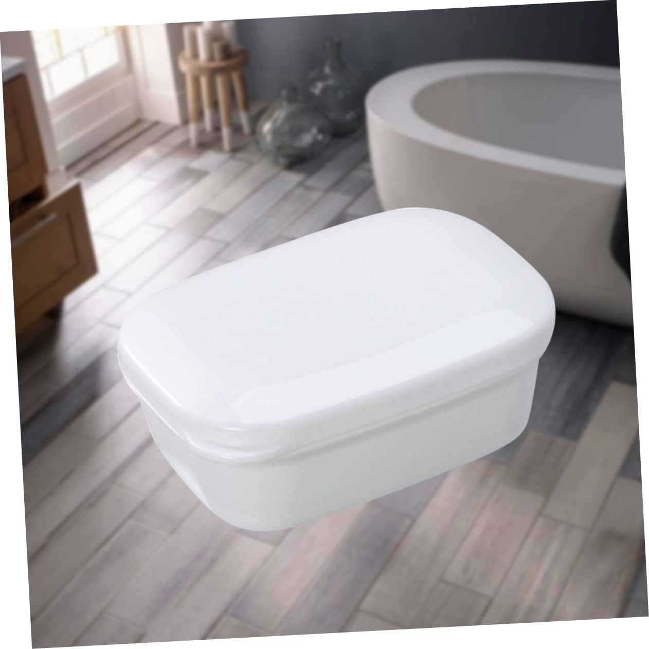 PRETYZOOM Leakproof Soap Box with Drainer for Bathroom and Travel