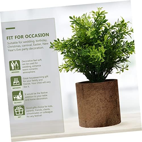 Cabilock Artificial Potted Green Plant for Home Decor 1