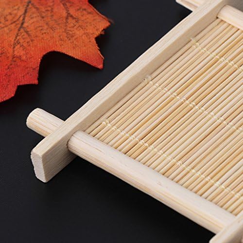 TENYELE Wooden Bathroom Soap Holder with Drain 1