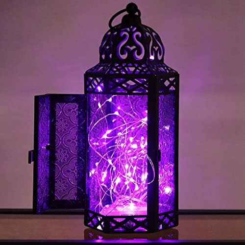 VELA Metal Halloween Decorative LED Candle Lanterns