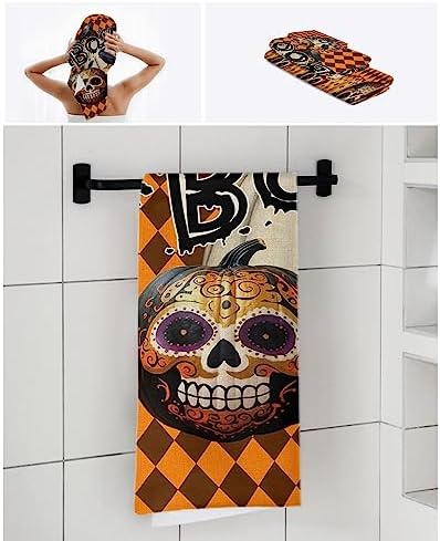 ZOE GARDEN Halloween Towel Set 3-PC Quick Dry Luxury Soft