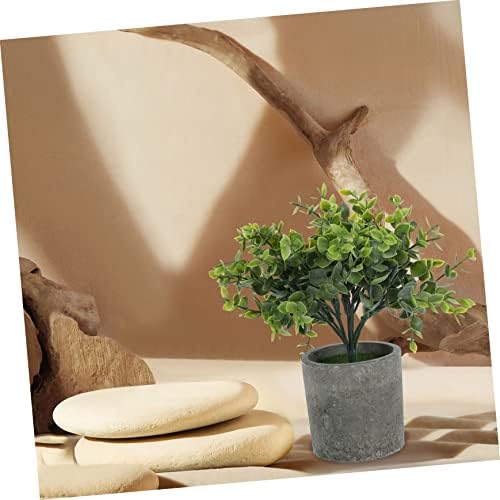 Realistic Artificial Bonsai Set for Living Room