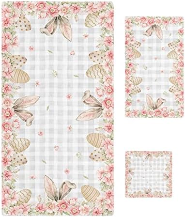 ZOE GARDEN Easter Bunny Ears Bathroom Towel Set