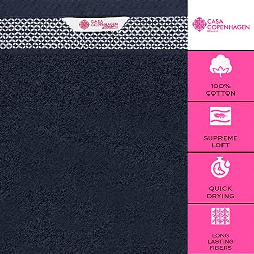 CASA COPENHAGEN Solitaire 6-Piece Towel Set