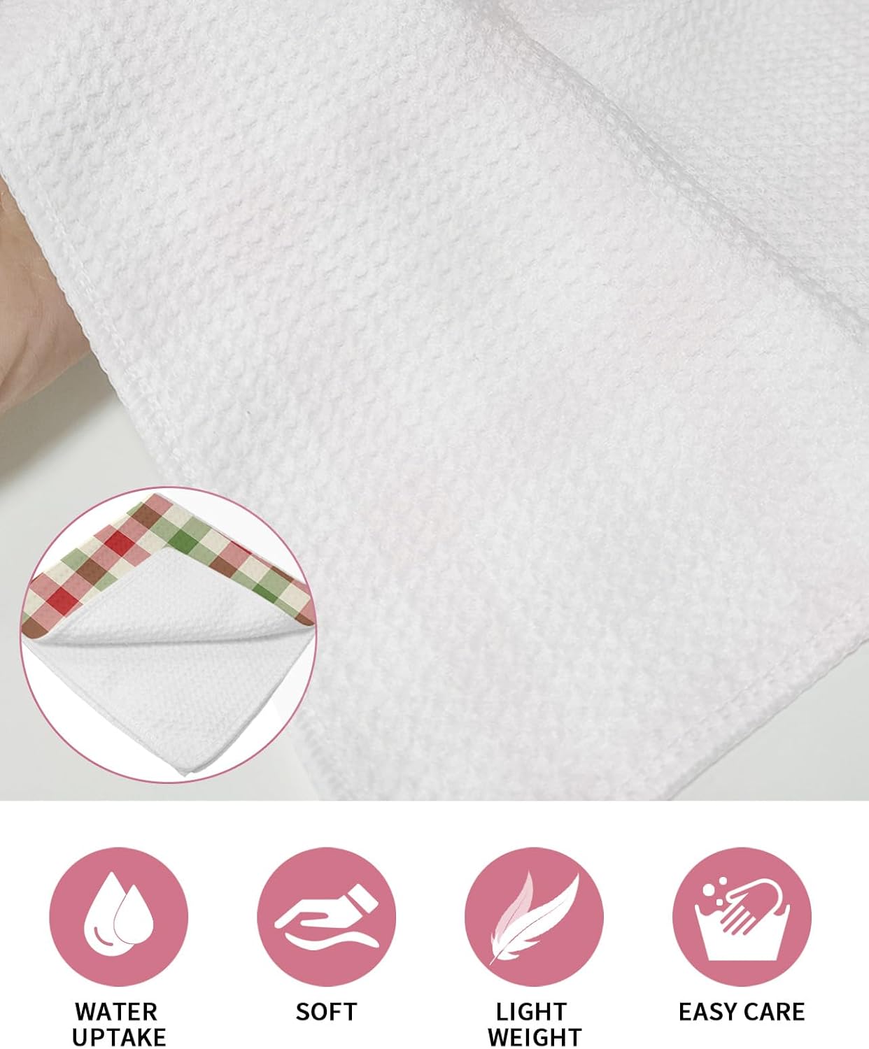 Falaniique Christmas Waffle Towel Set of 3