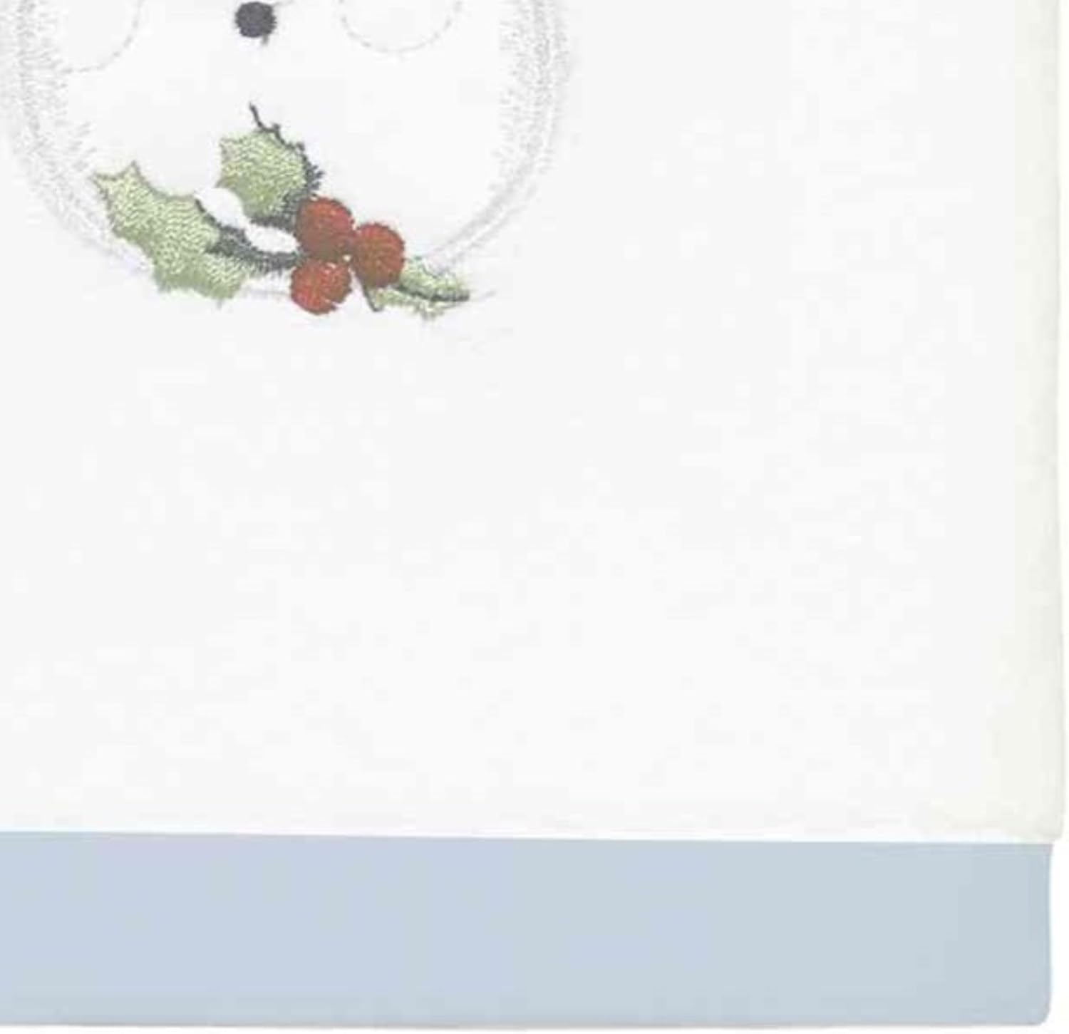 Avanti Linens - Set of 4 Fingertip Towels with Embroidered Snowman Design