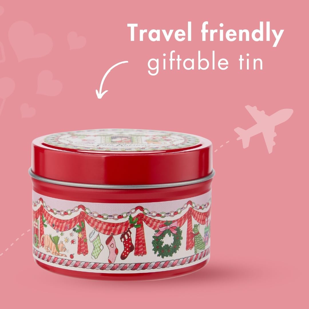 Cath Kidston Festive Tin Candle 100g Red Berry Cedar 1