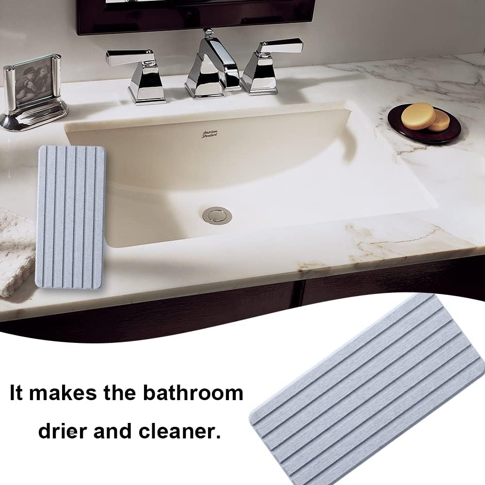 Jcassan Diatomaceous Earth Soap Dish with Anti-Slip Design