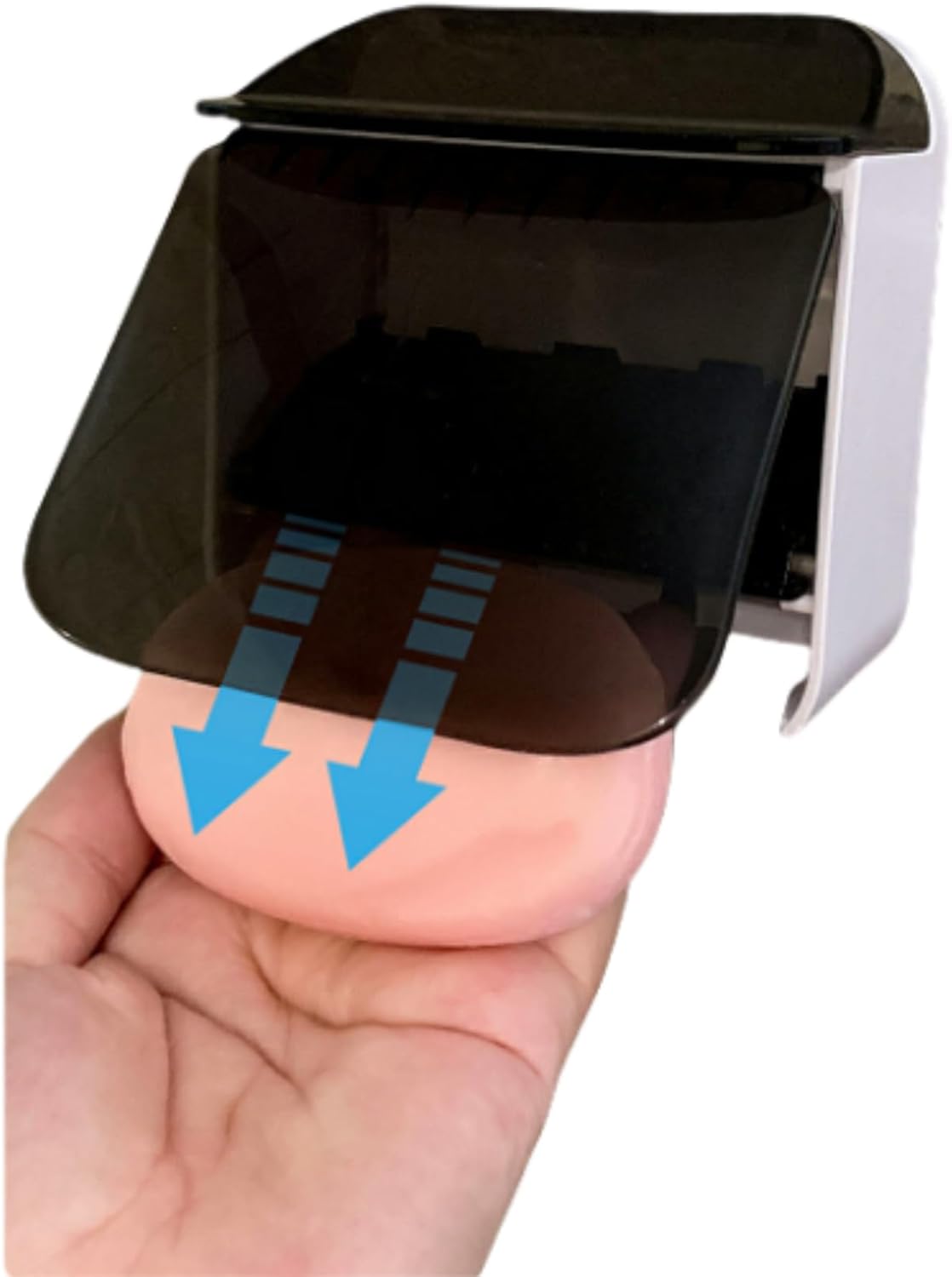 VZXAB Soap Dish Holder with Lid - Waterproof and Dustproof