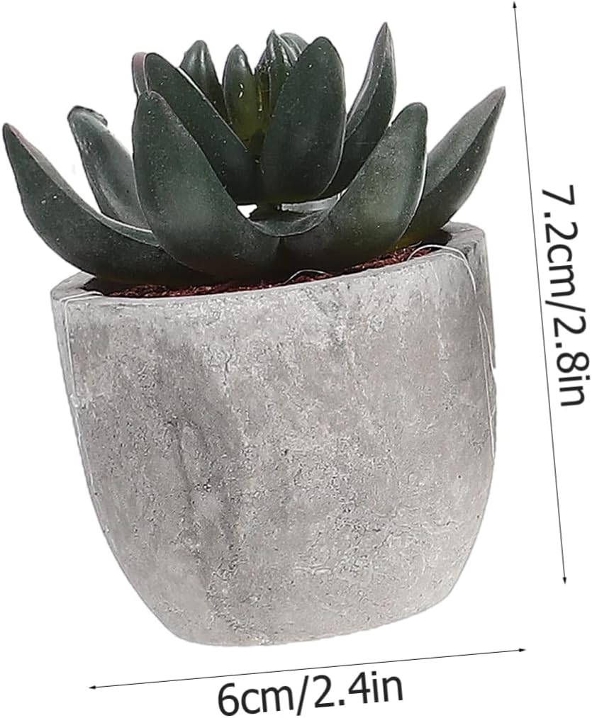Alipis 5Pcs Artificial Succulent Plants with Pots