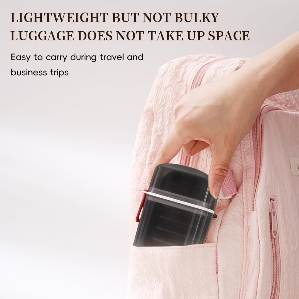 Travel Soap Holder with Leak Proof Lid and Drainage Tray