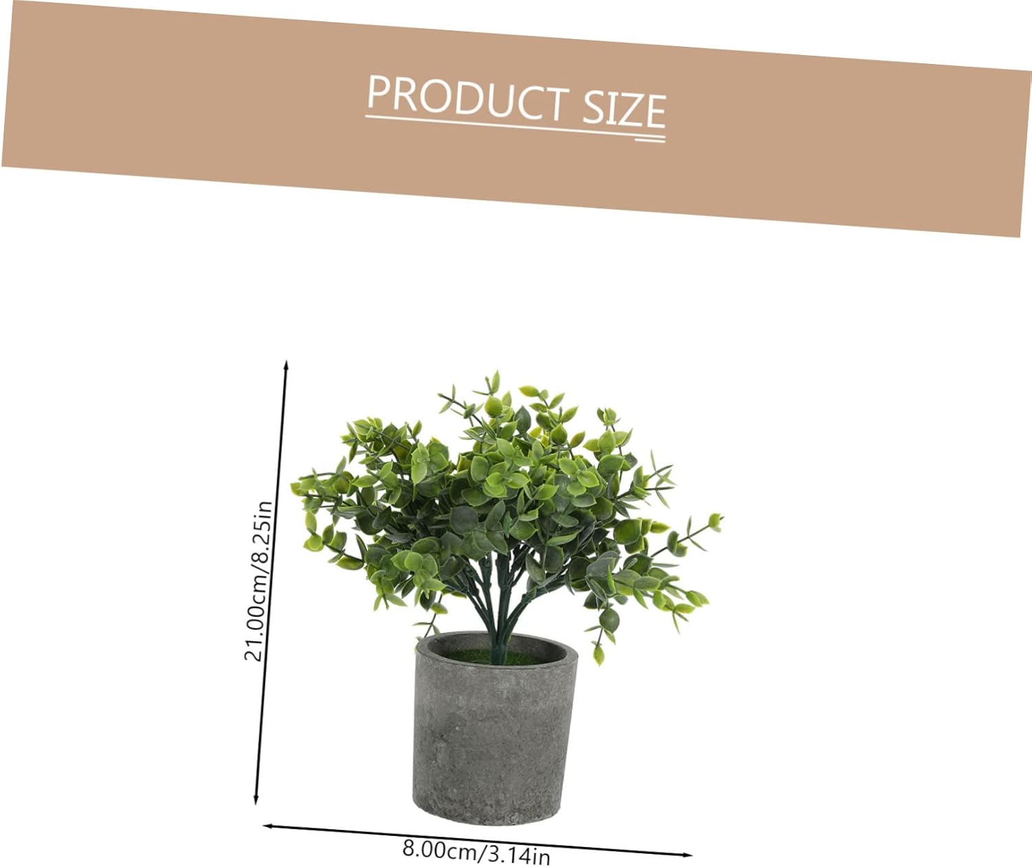 Realistic Artificial Bonsai Set for Living Room