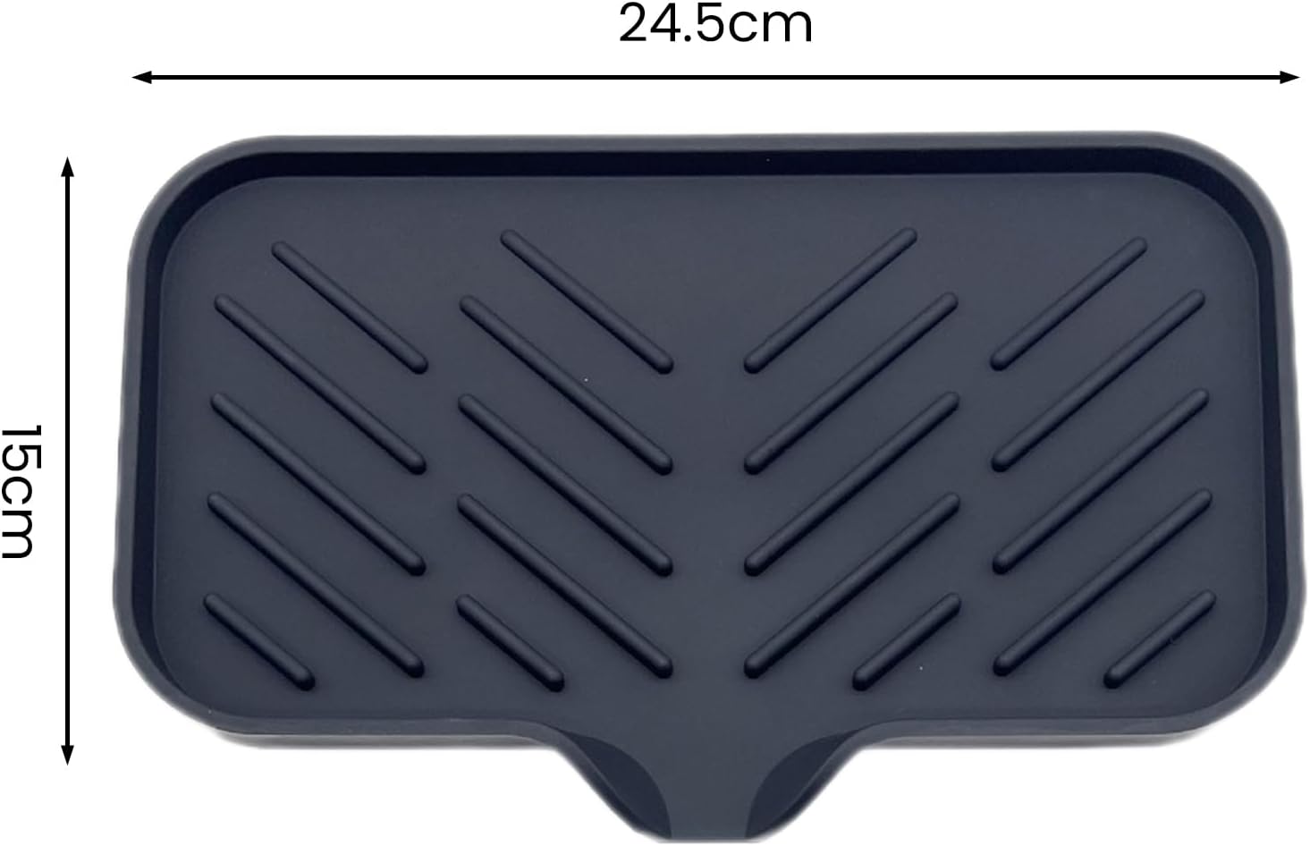 Lamphle Drain Mat Silicone Anti-Skid Sink Organizer