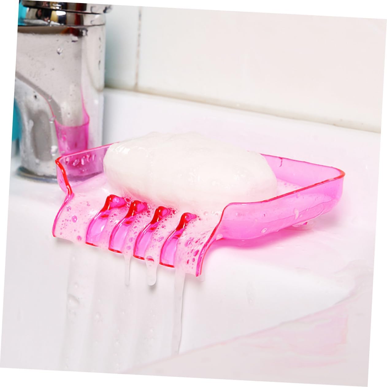 Anneome Suction Soap Dish for Bathroom 1