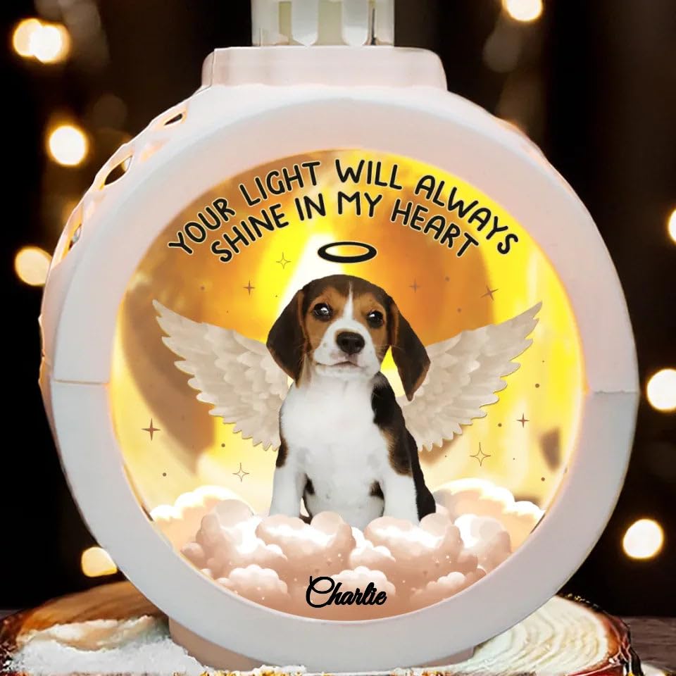 Personalized Pet Memorial Candlelight Lantern Ornament