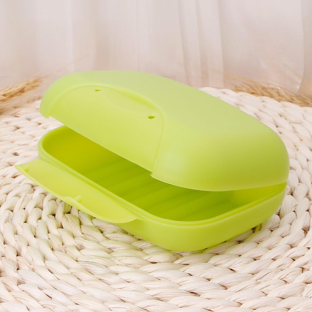 Ozeau Leakproof Soap Holder for Travel and Bathroom