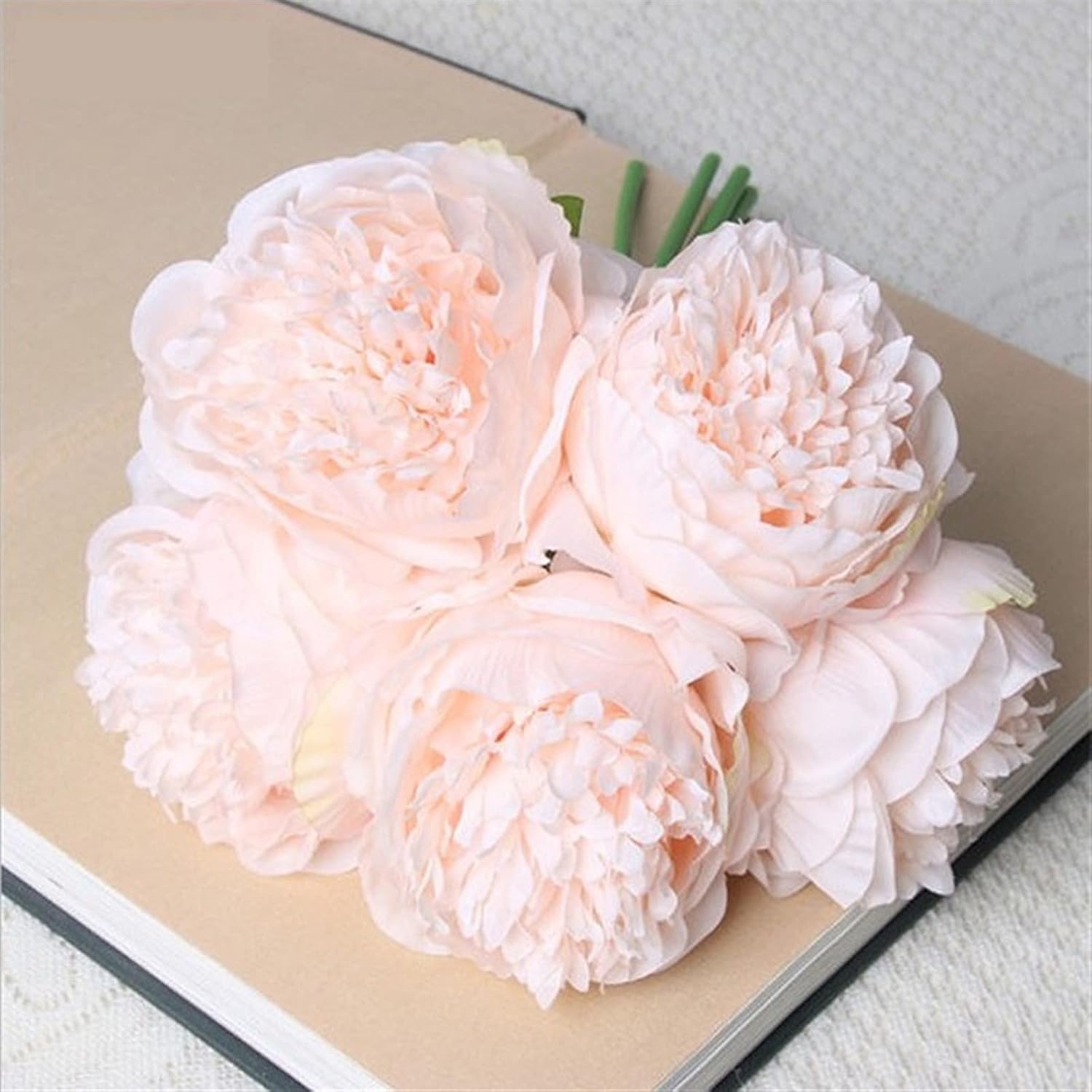 GaRcan Artificial Flowers with Pots 5pcs Display Set