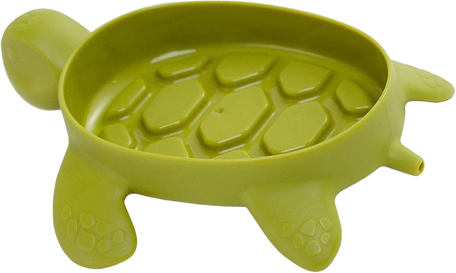 JUOPZKENN Cute Cartoon Soap Dish with Drainage and Non-Slip Design Green
