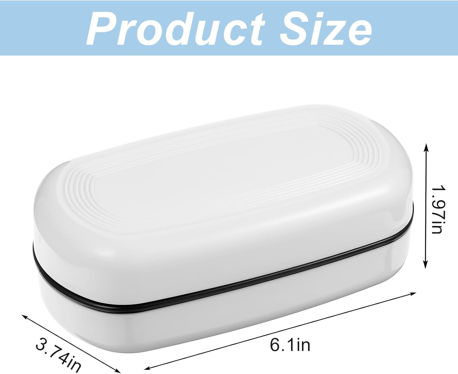 Wanmu Travel Soap Container with Leakproof Lid