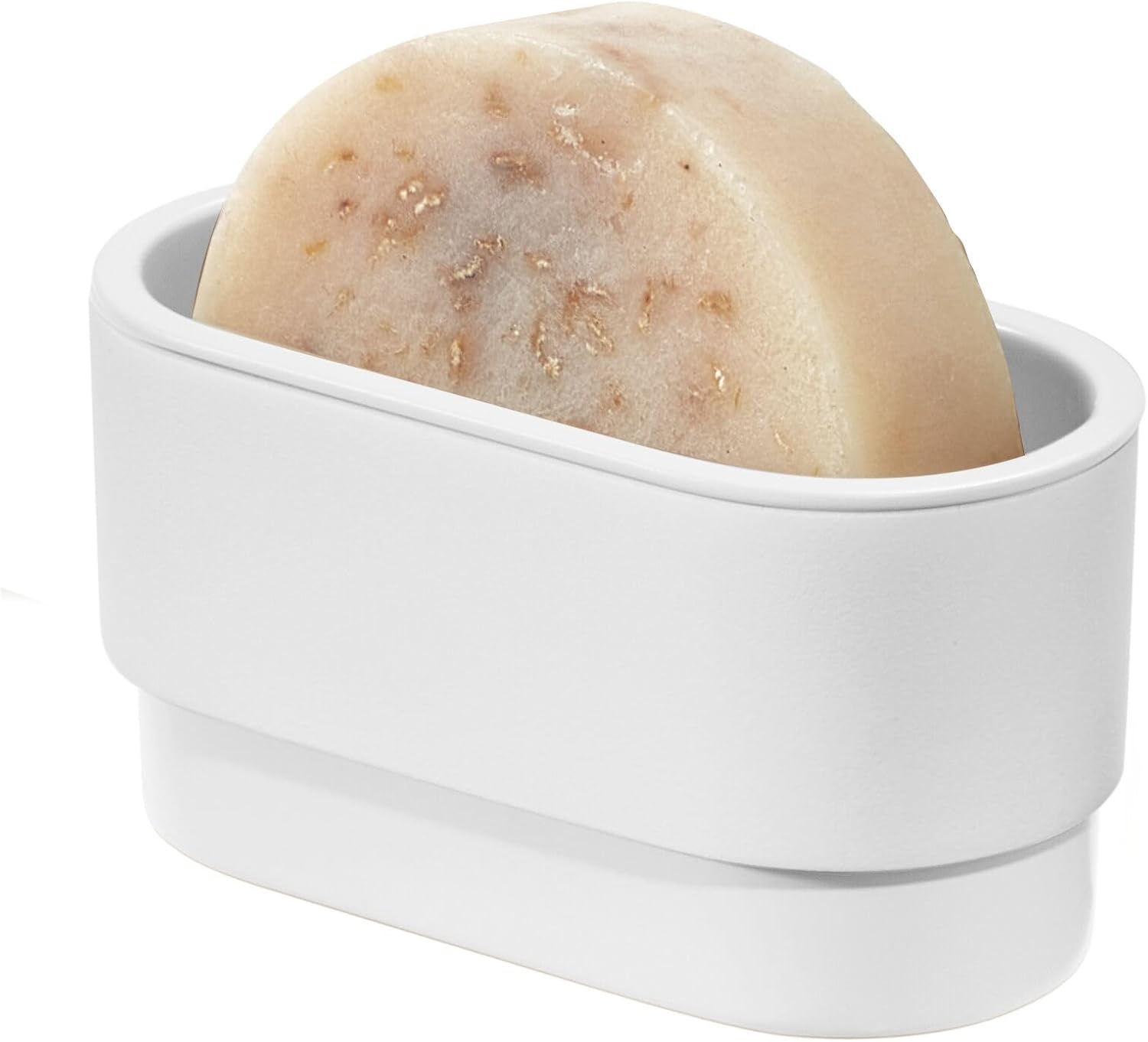 iDesign Self-Adhesive Soap Dish - White