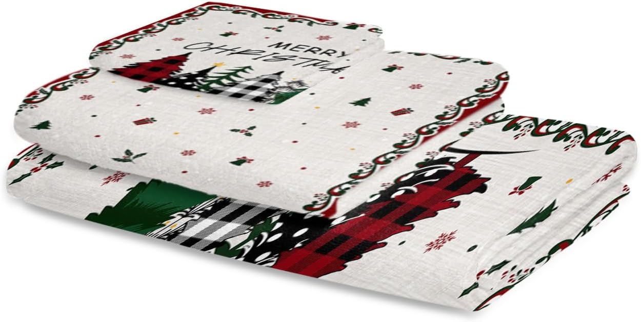 ZOE GARDEN Christmas Tree Towel Set