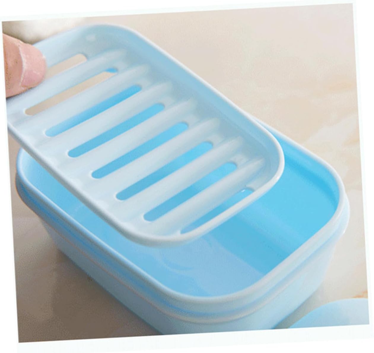 Luxshiny Pp Soap Dish Waterproof Bathroom Holder