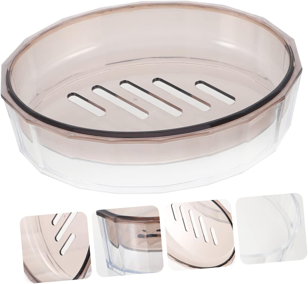 Mobestech 1Pc Creative Soap Draining Dish with Style for Bathroom Storage