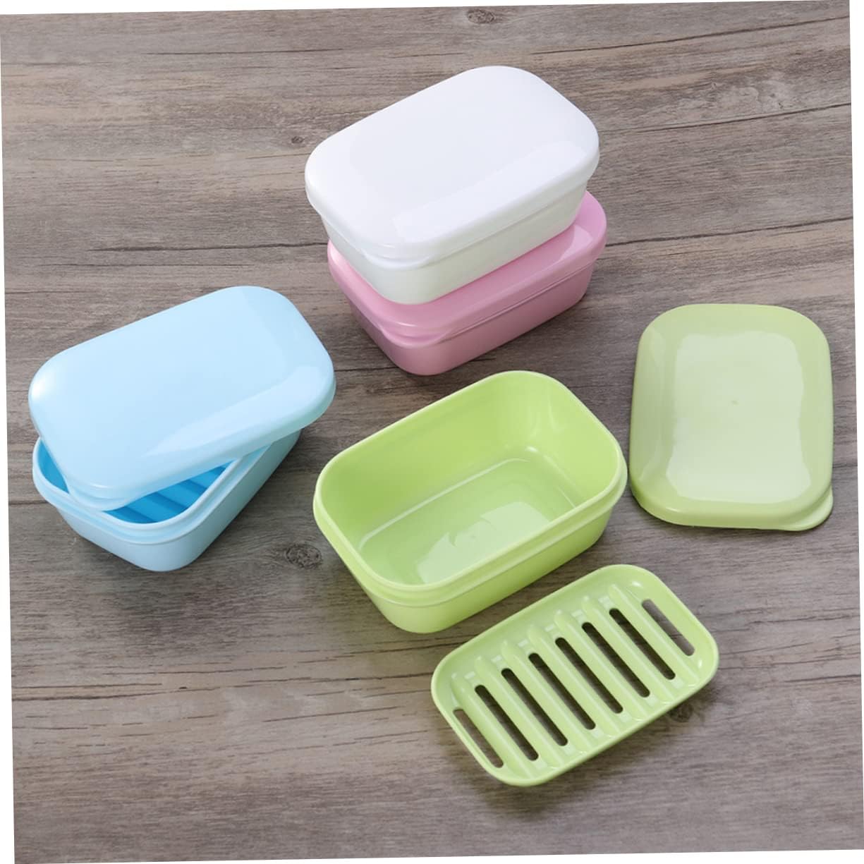 Travel Size PP Soap Holder - Leak Proof Anti-Slip