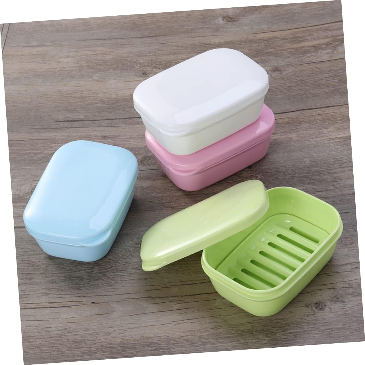 Travel Size PP Soap Holder - Leak Proof Anti-Slip