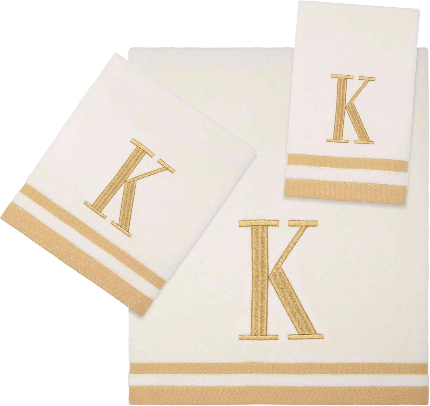 Avanti Linens - Monogram Towel Set 3-Piece