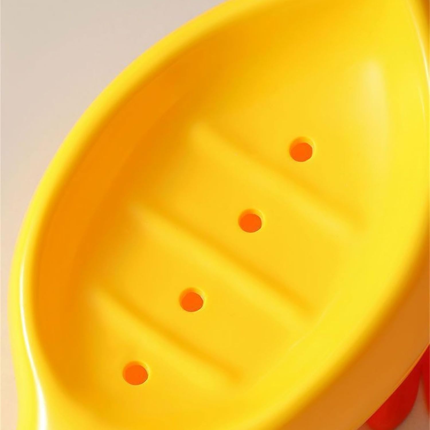 Self Draining Soap Holder Duck Shape Tray