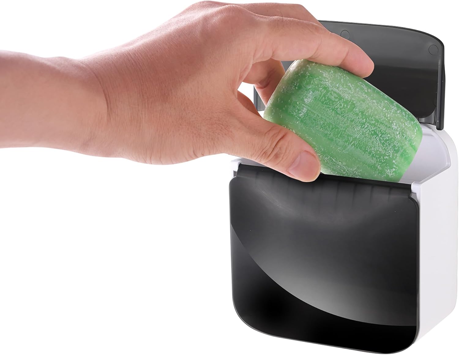 VZXAB Soap Dish Holder with Lid - Waterproof and Dustproof