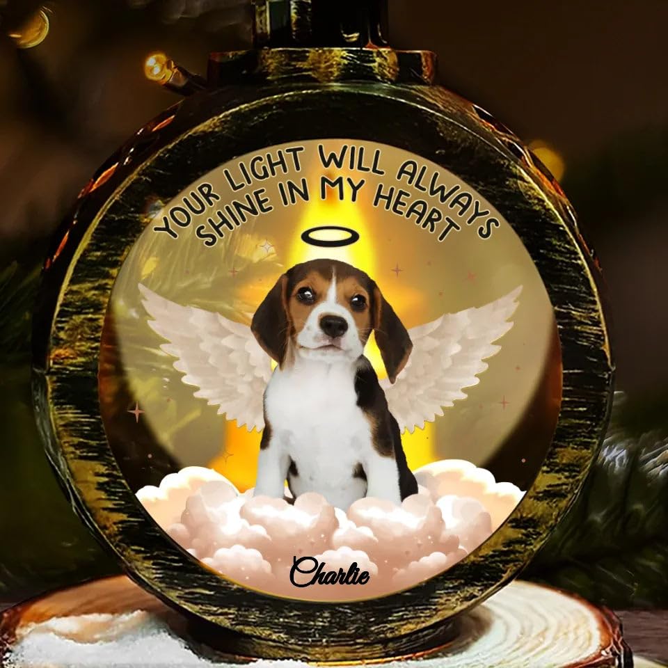Personalized Pet Memorial Candlelight Lantern Ornament