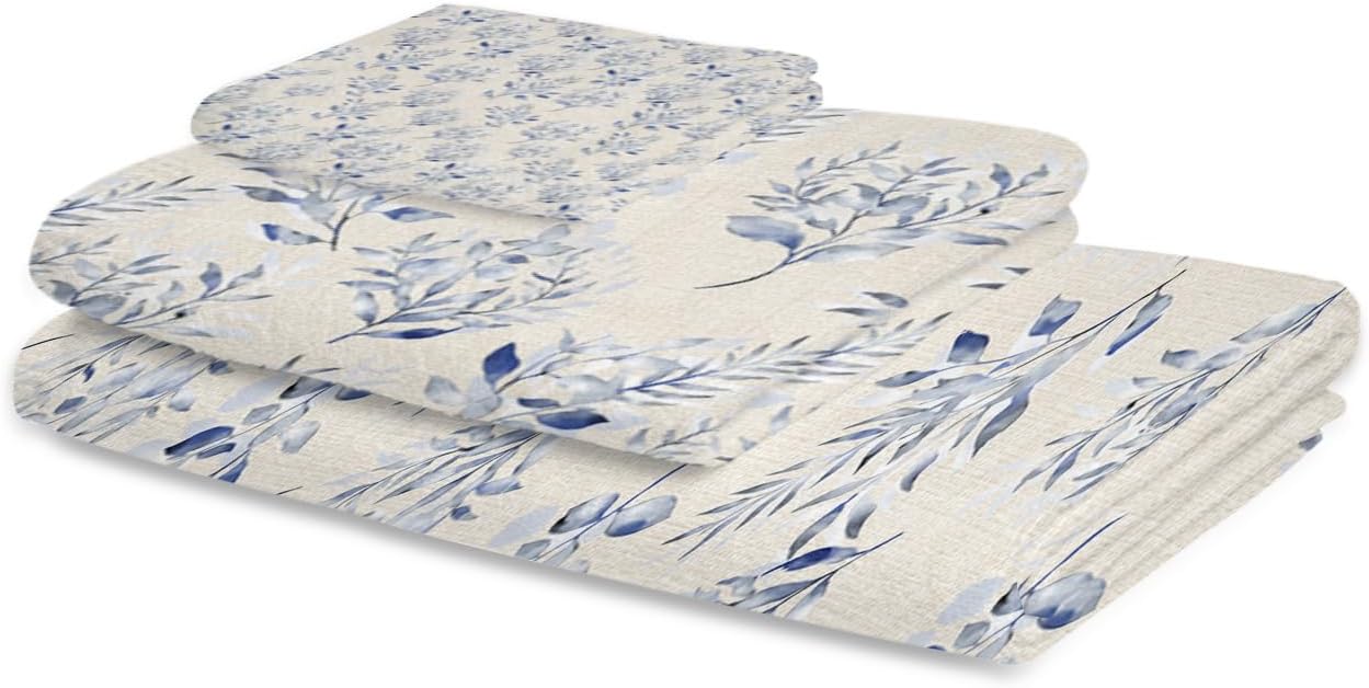 Smile Sunflower 3 Pcs Bath Towel Set - Soft Decorative