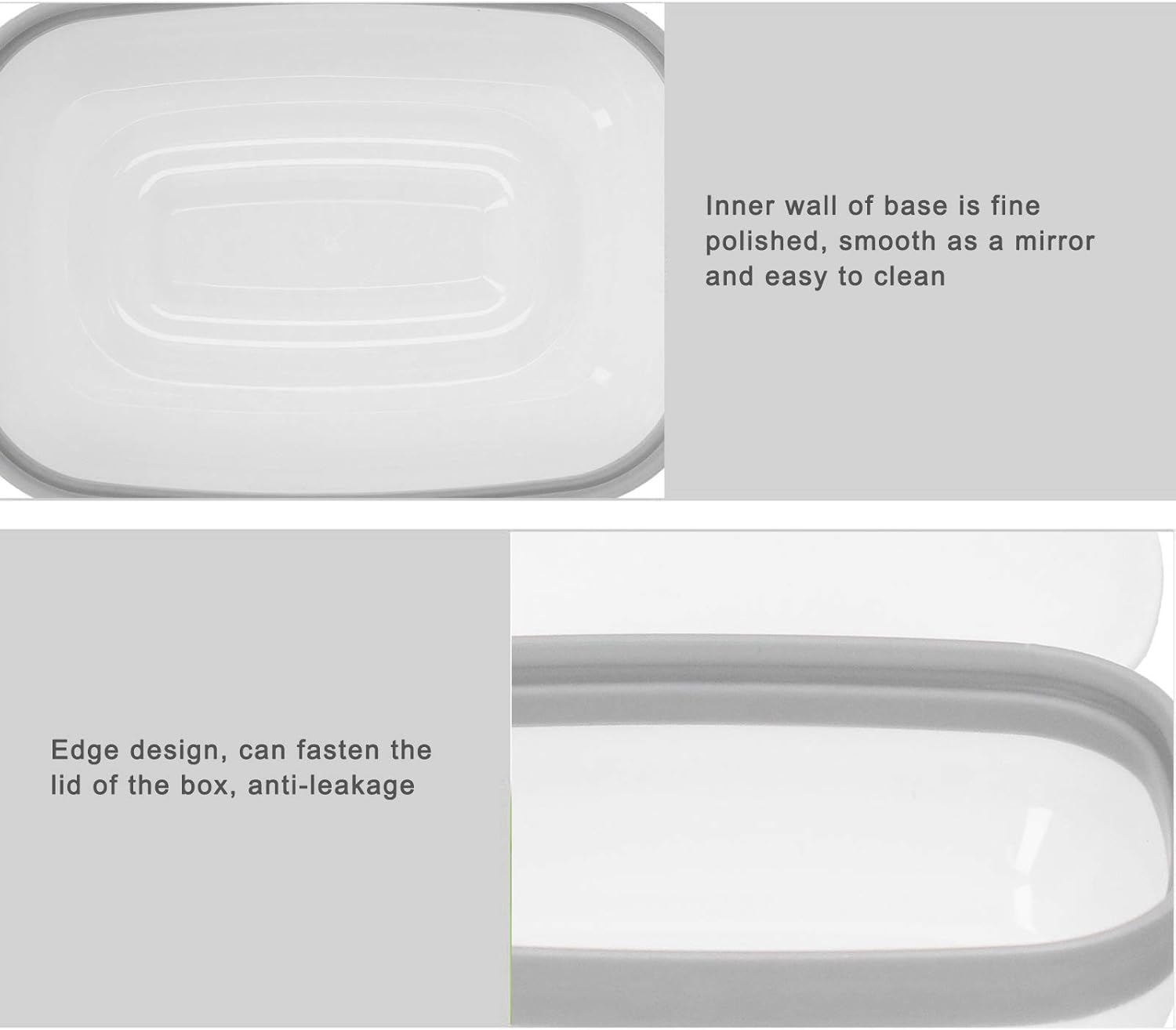 Gsycle Soap Holder with Lid for Home Travel Camping