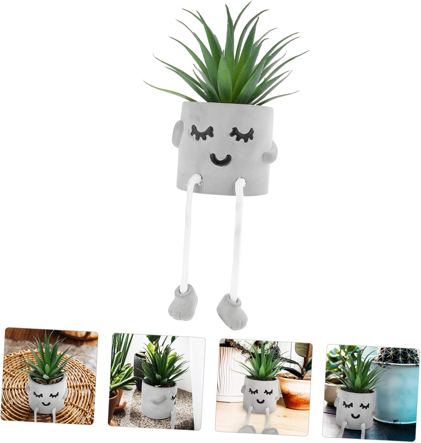 VINTORKY Artificial Succulent Bonsai Plant for Home Decor